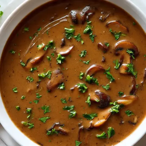 Homemade Mushroom Gravy Recipe