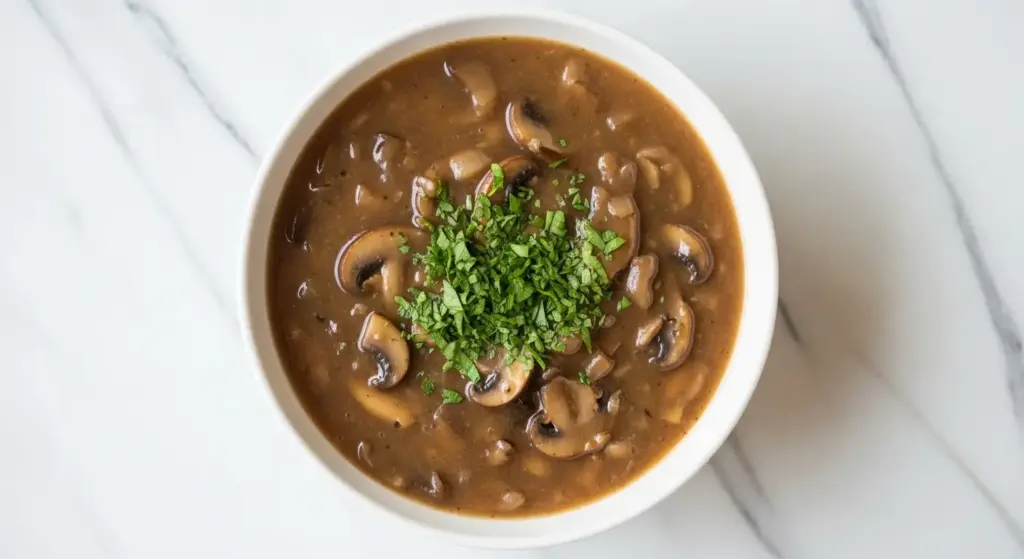 Homemade Mushroom Gravy Recipe