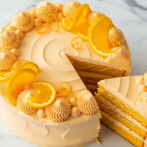 Orange Velvet Cake Recipe