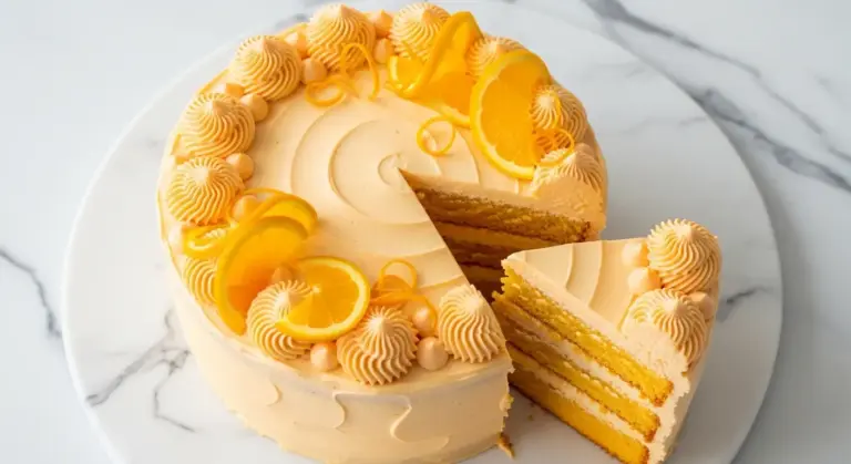 Orange Velvet Cake Recipe