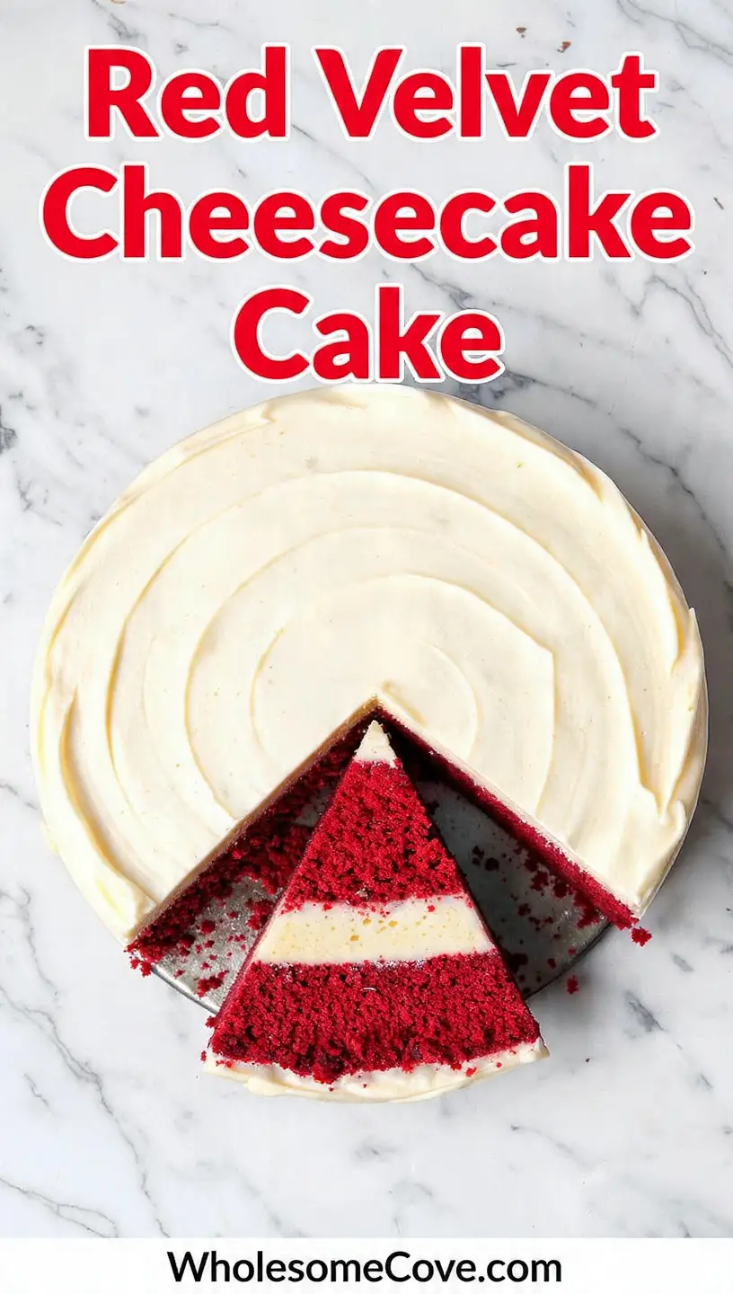 Red Velvet Cheesecake Cake Recipe