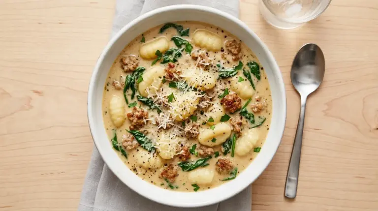 Sausage Gnocchi Soup Recipe