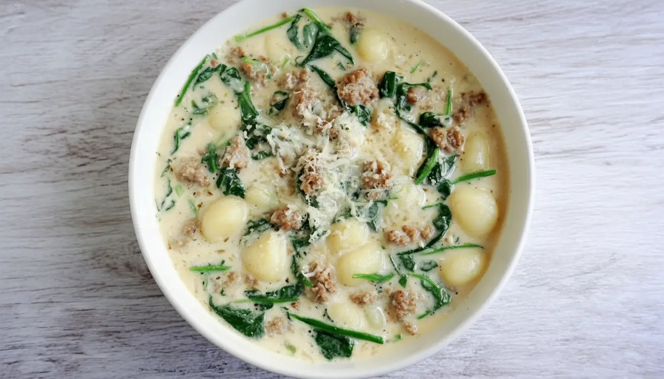 Sausage Gnocchi Soup Recipe