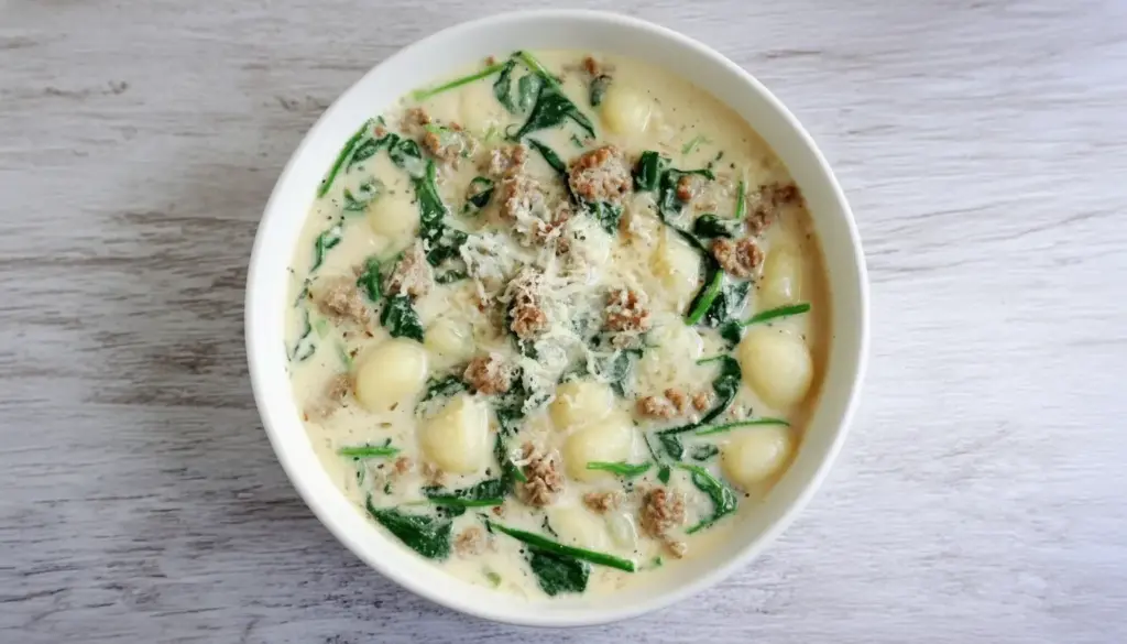 Sausage Gnocchi Soup Recipe