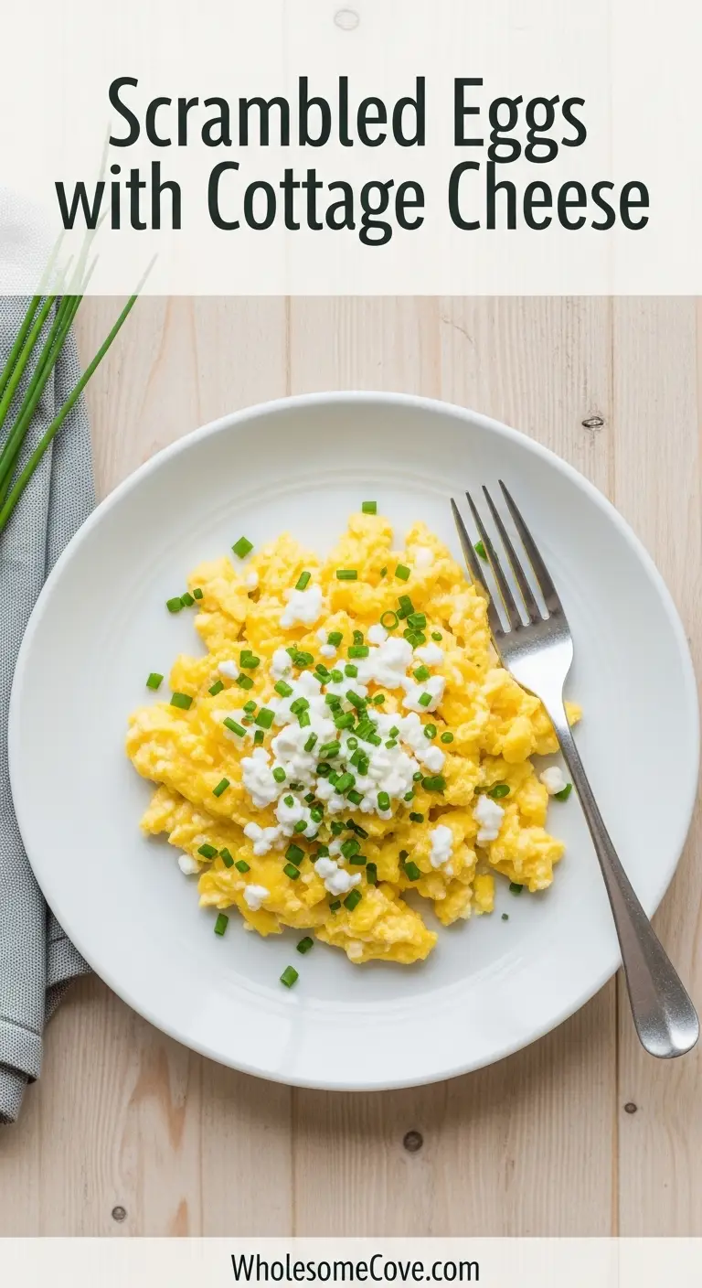 Scrambled Eggs with Cottage Cheese Recipe