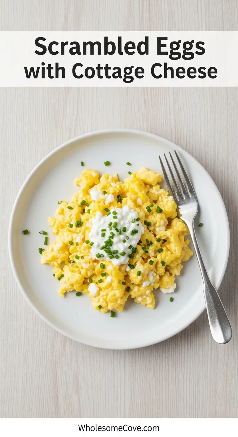 Scrambled Eggs with Cottage Cheese Recipe
