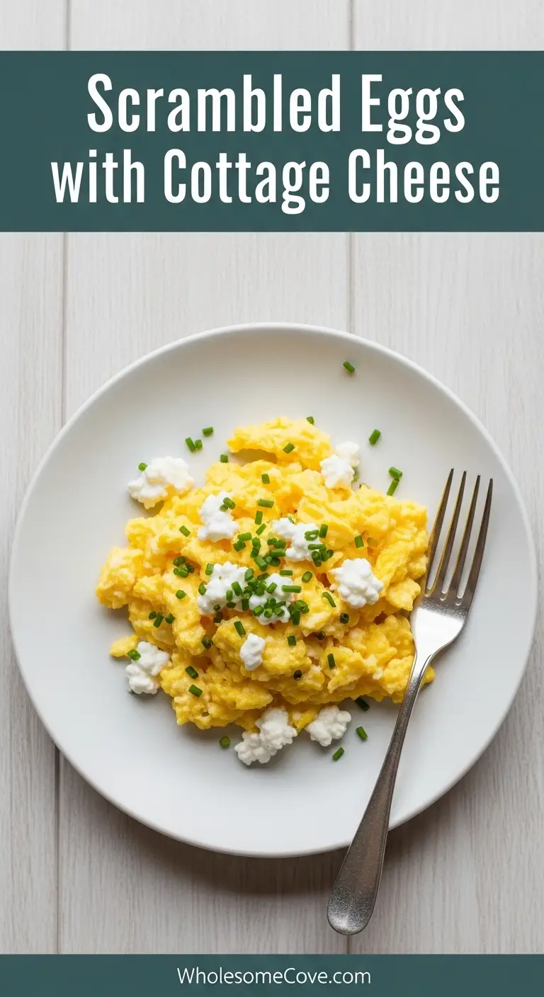 Scrambled Eggs with Cottage Cheese Recipe