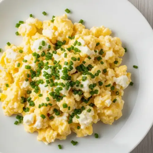 Scrambled Eggs with Cream Cheese Recipe