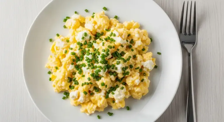 Scrambled Eggs with Cream Cheese Recipe