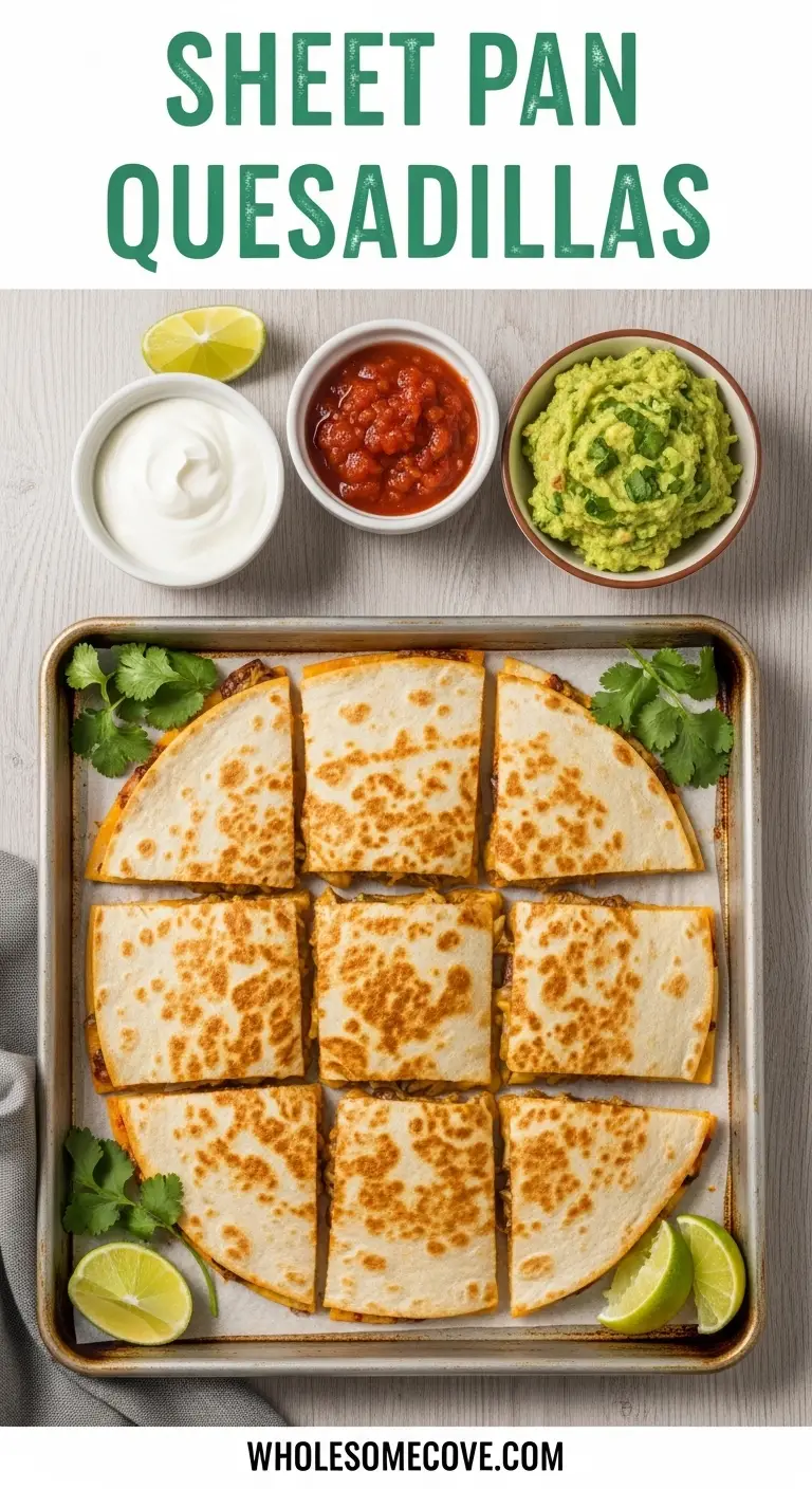 Sheet Pan Quesadilla Recipe