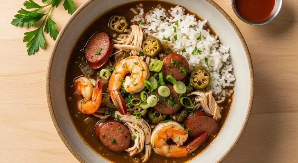 Shrimp and Chicken Gumbo Recipe