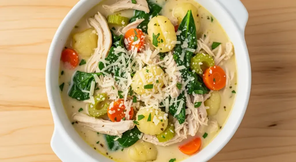 Slow Cooker Chicken Gnocchi Soup Recipe
