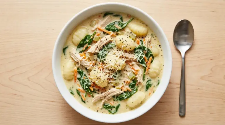 Slow Cooker Chicken Gnocchi Soup Recipe