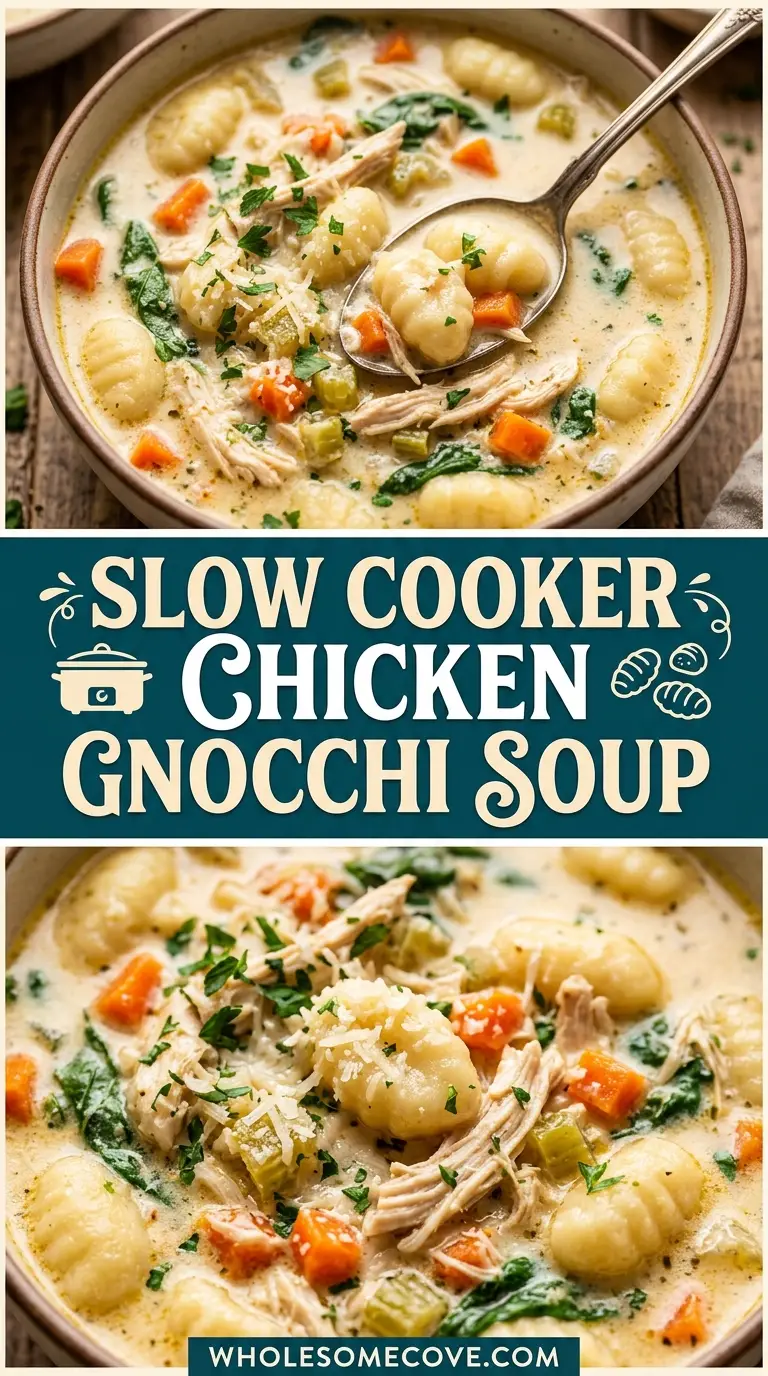 Slow Cooker Chicken Gnocchi Soup Recipe