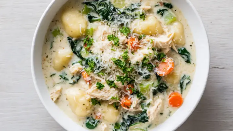 Slow Cooker Chicken Gnocchi Soup Recipe