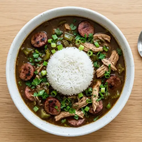 Slow Cooker Chicken and Sausage Gumbo Recipe