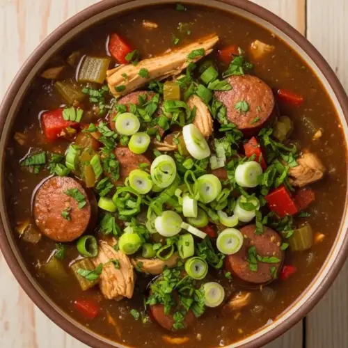 Slow Cooker Chicken and Sausage Gumbo Recipe