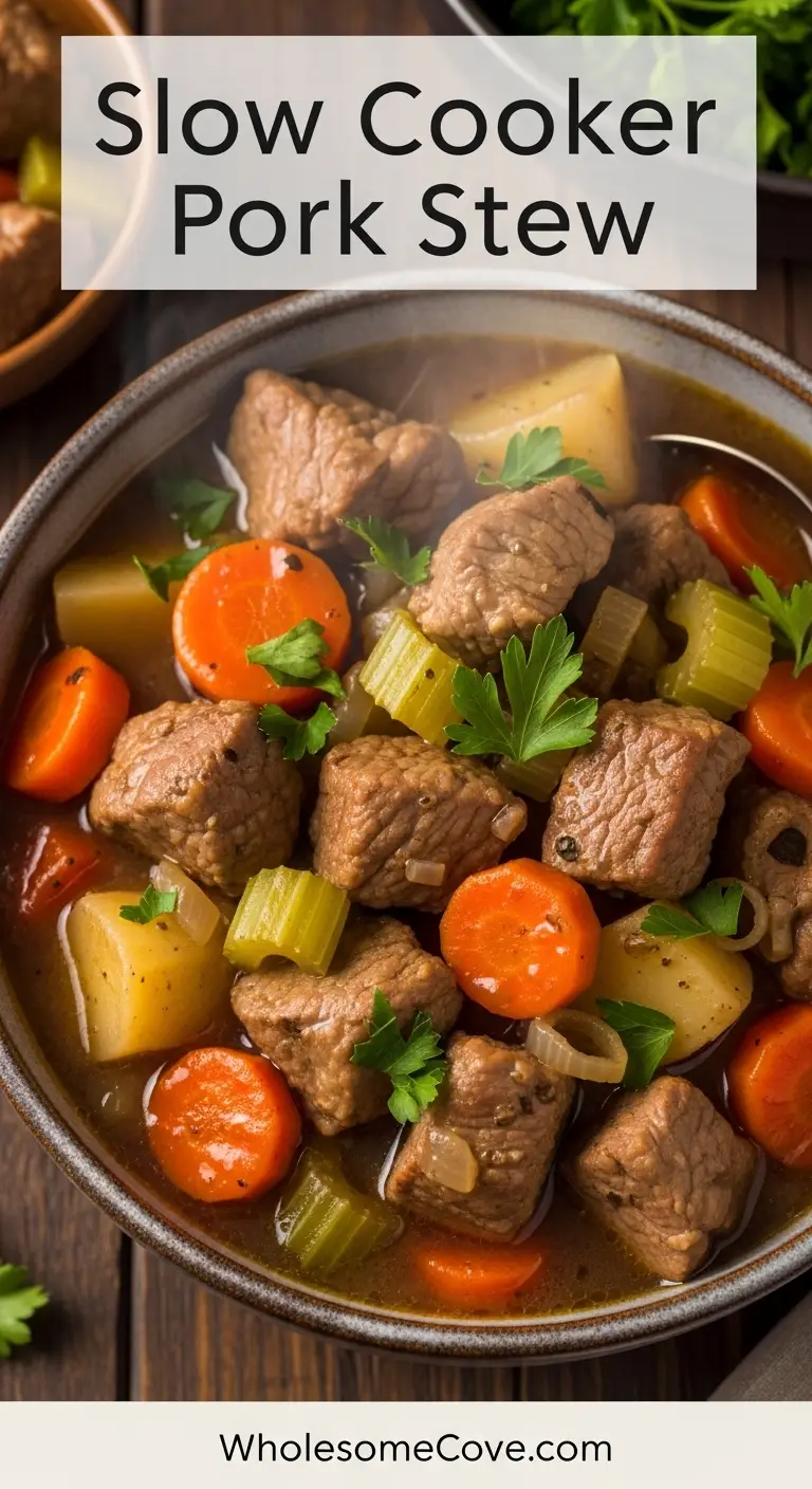 Slow Cooker Pork Stew Recipe