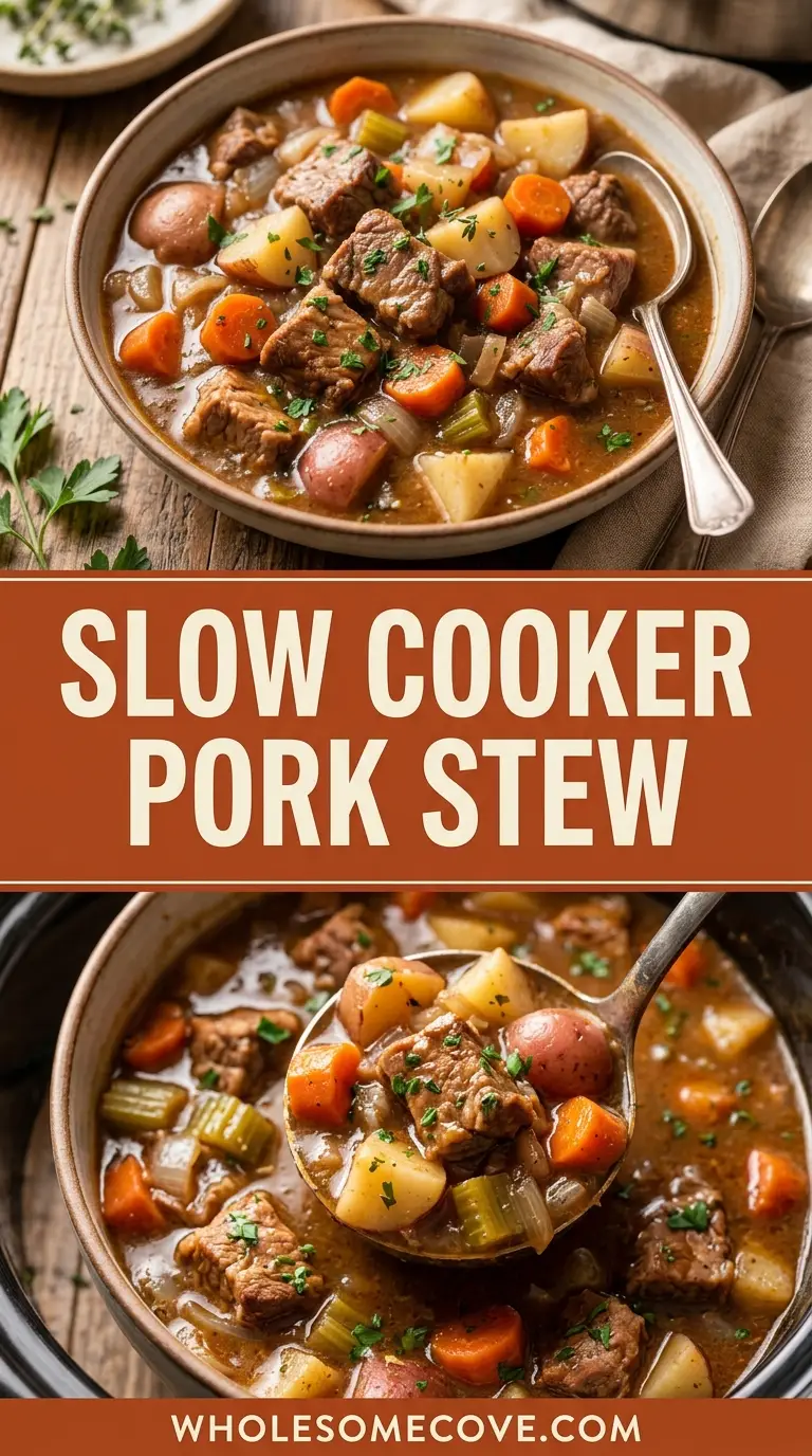 Slow Cooker Pork Stew Recipe