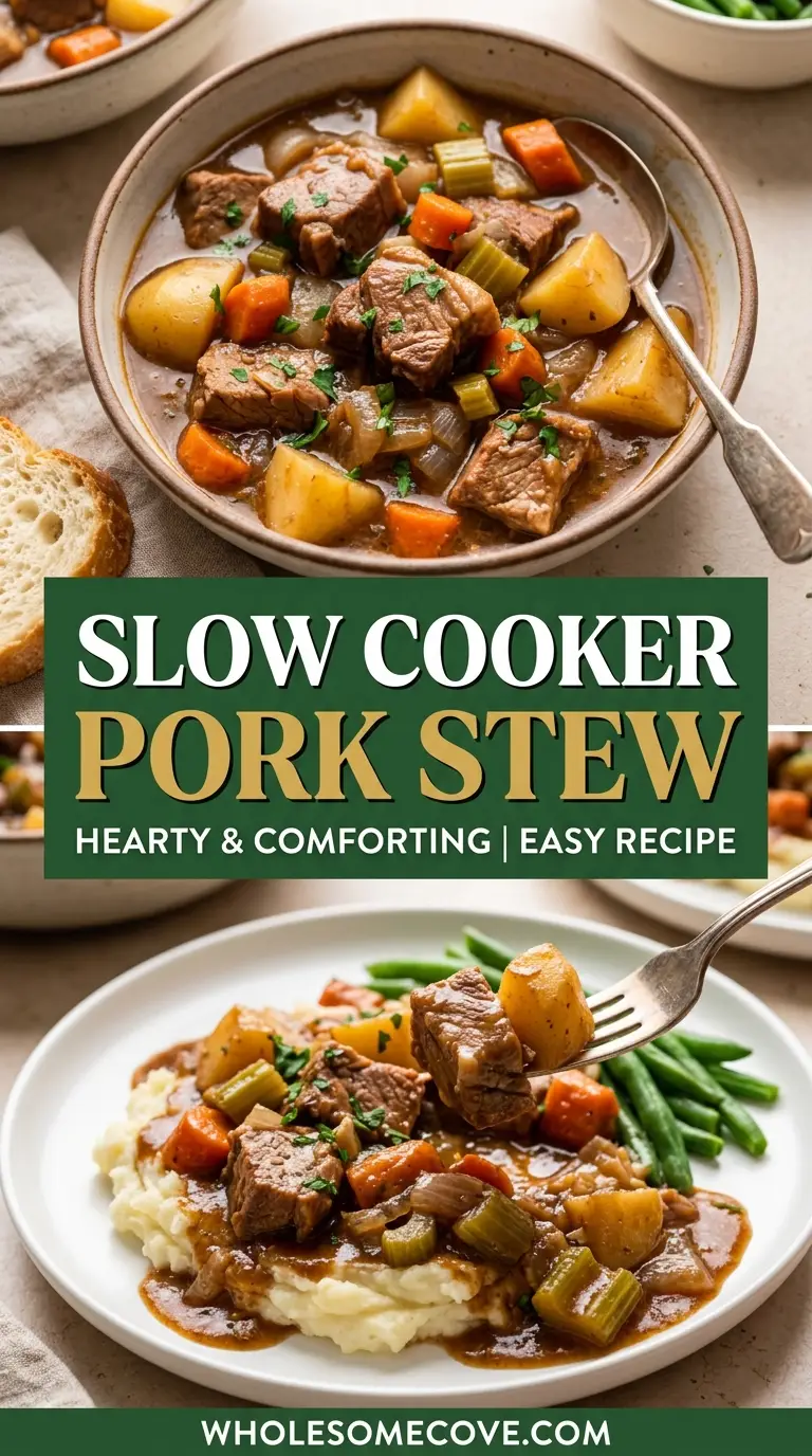 Slow Cooker Pork Stew Recipe