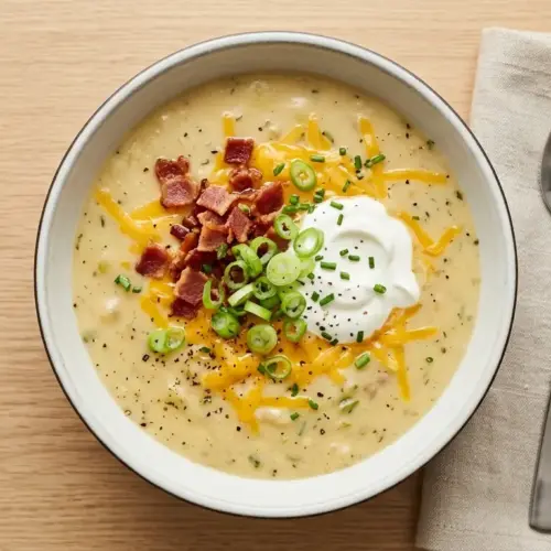 Slow Cooker Potato Soup Recipe