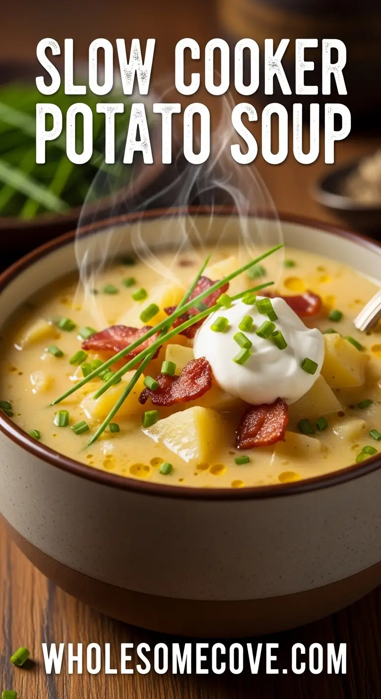Slow Cooker Potato Soup Recipe