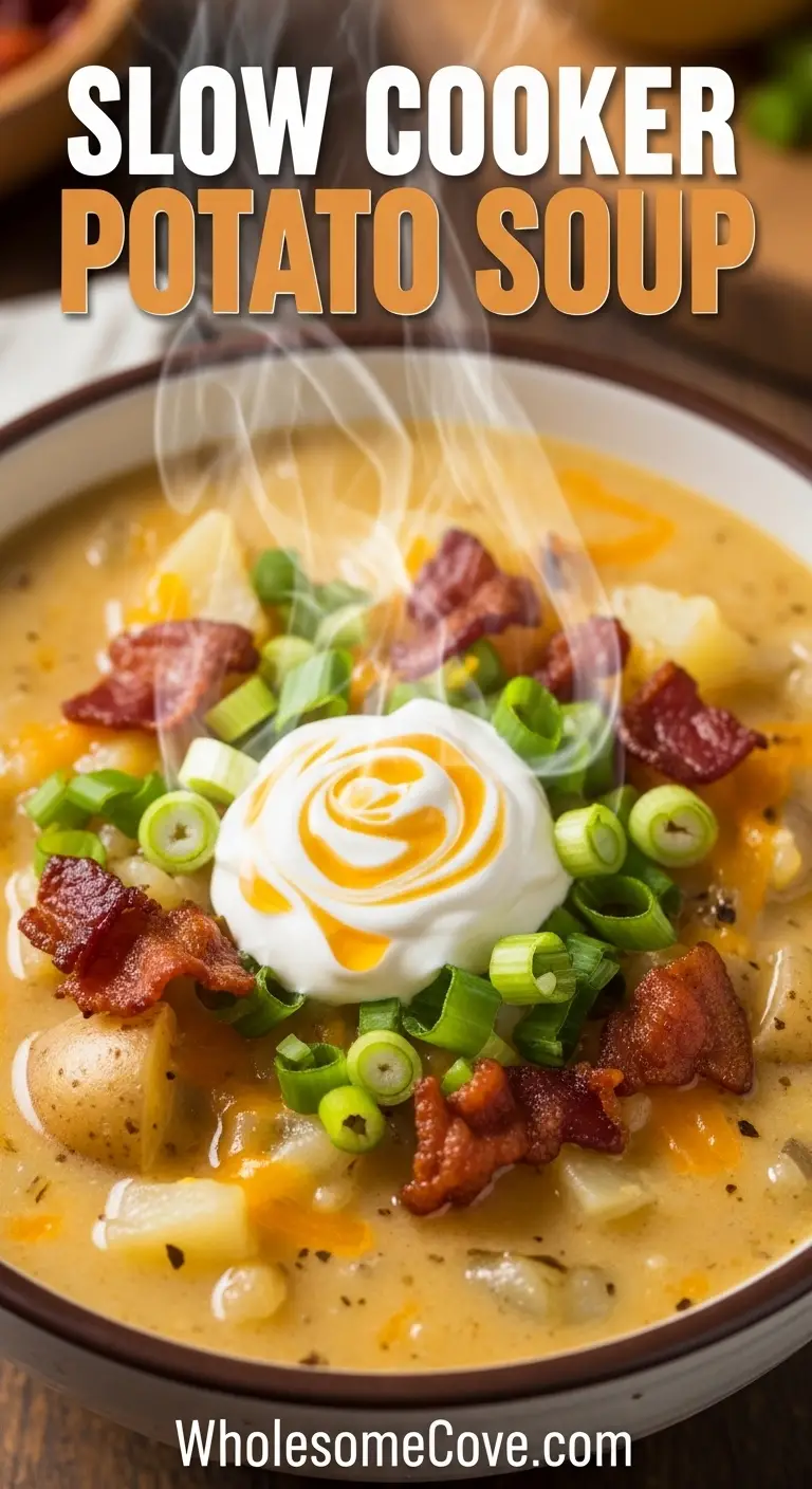 Slow Cooker Potato Soup Recipe
