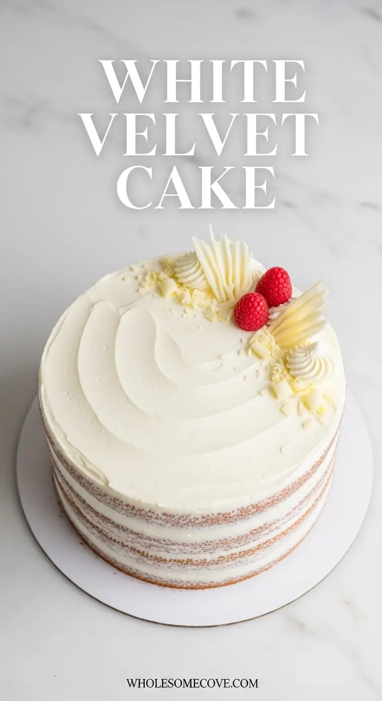 White Velvet Cake Recipe