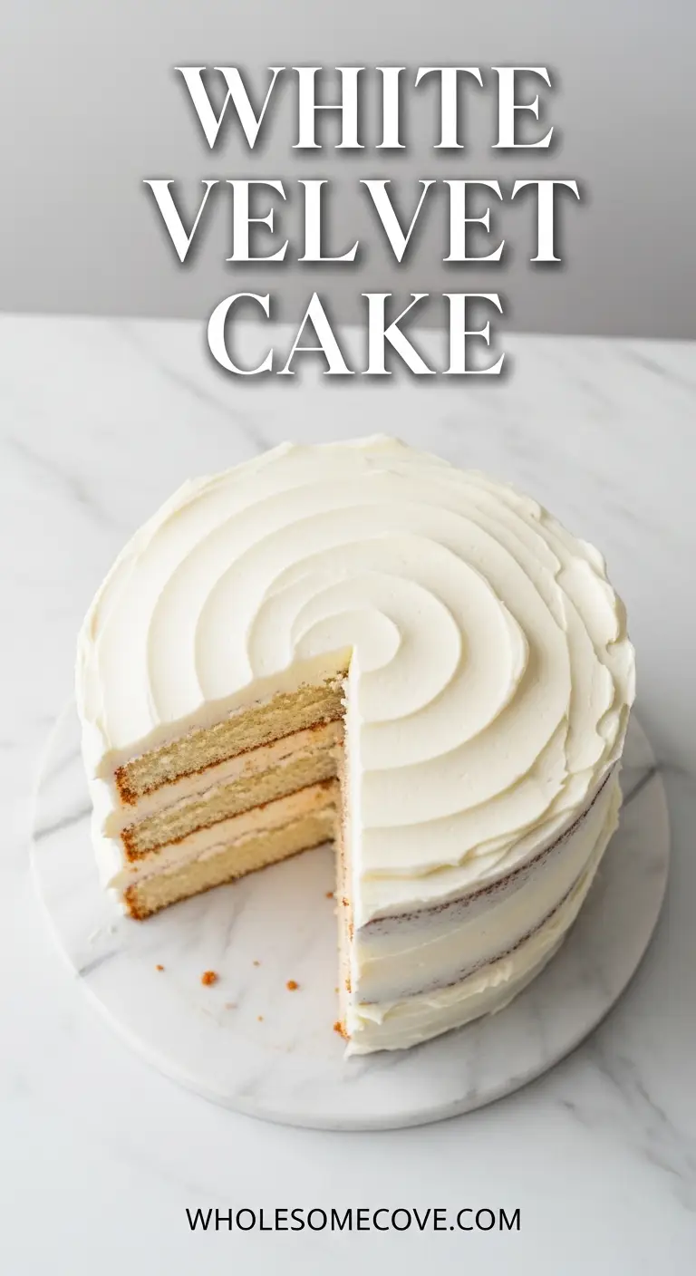 White Velvet Cake Recipe