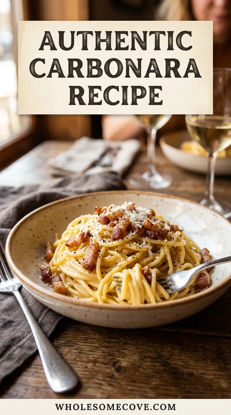 Authentic Carbonara Recipe