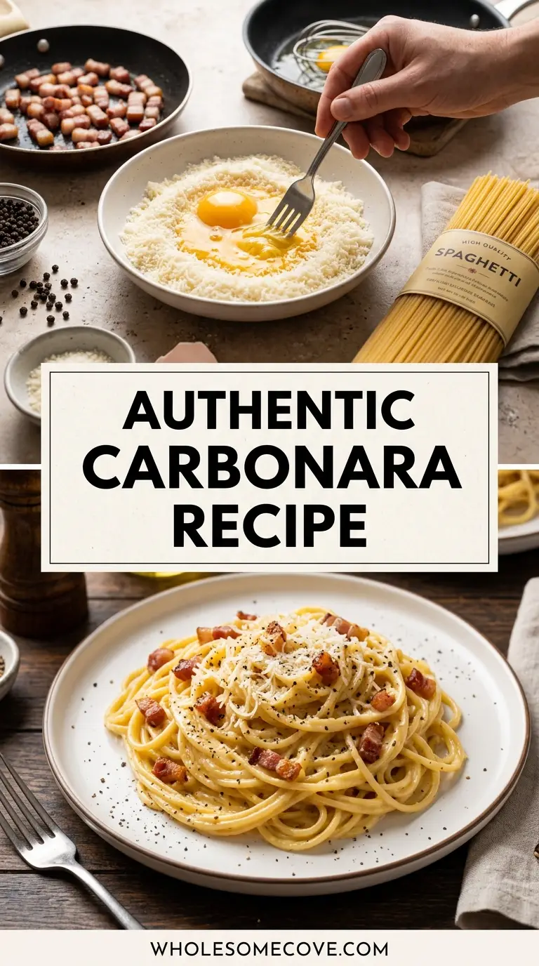 Authentic Carbonara Recipe