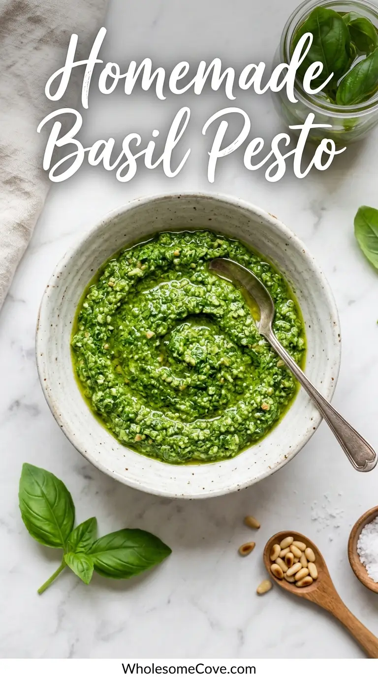 Homemade Basil Pesto Recipe