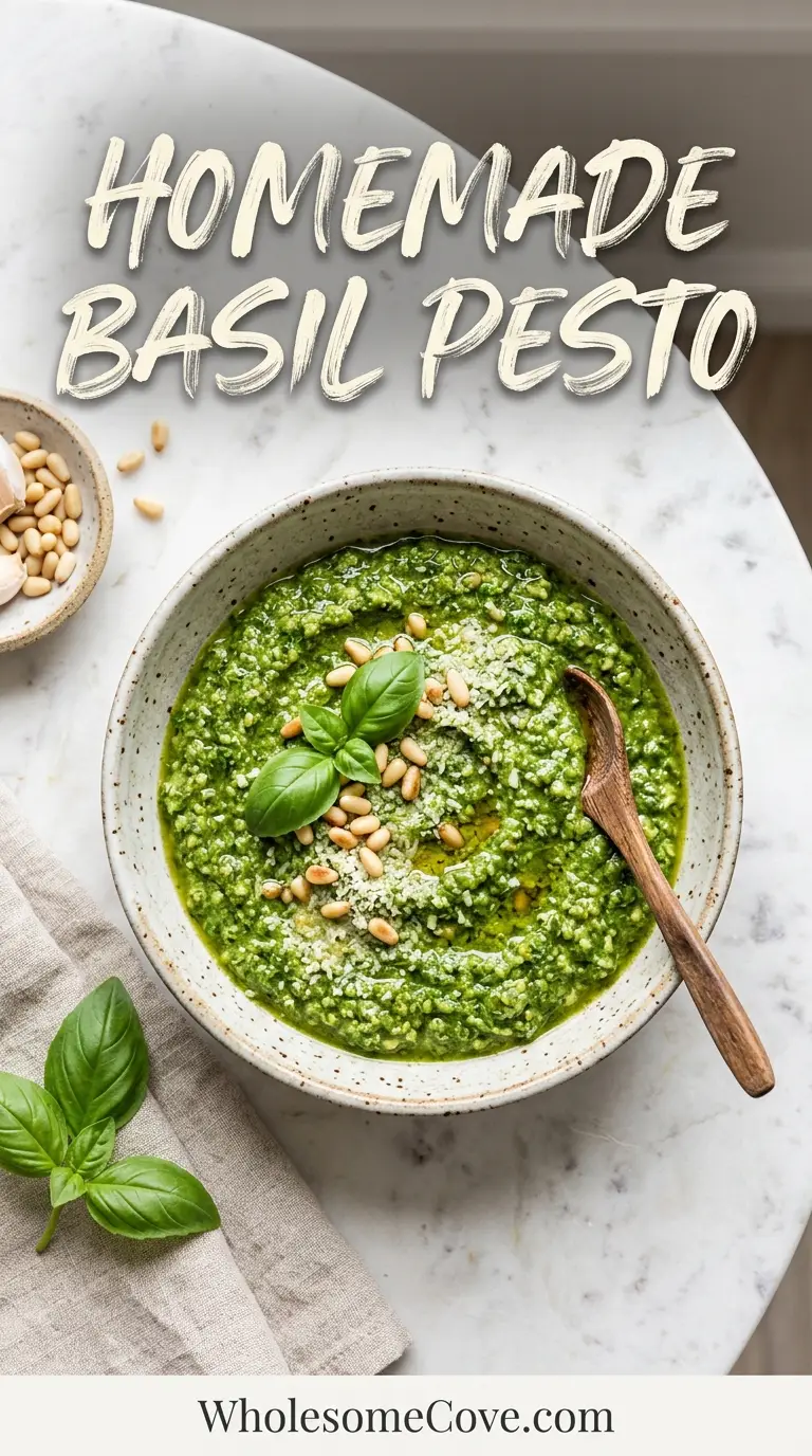 Homemade Basil Pesto Recipe