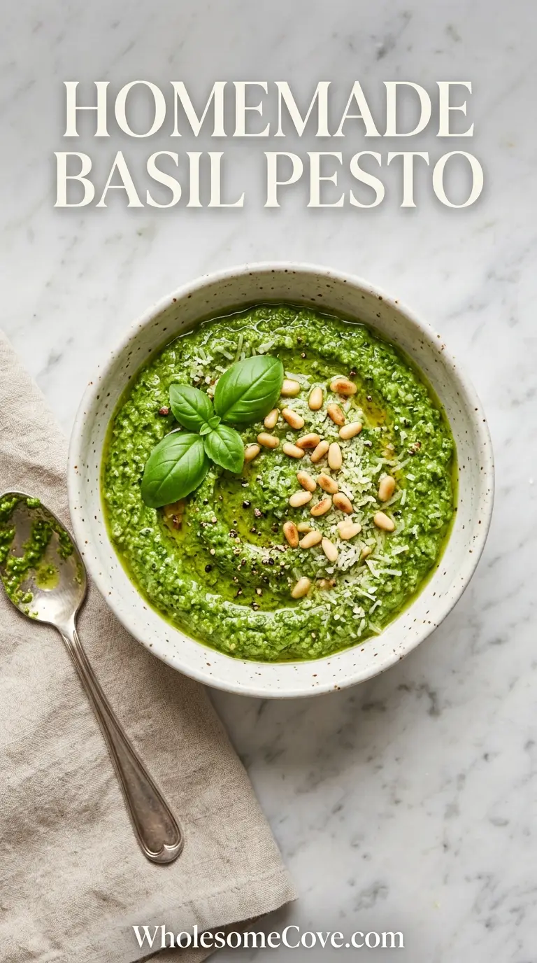 Homemade Basil Pesto Recipe