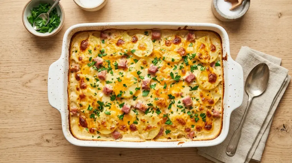 Scalloped Potatoes and Ham Recipe