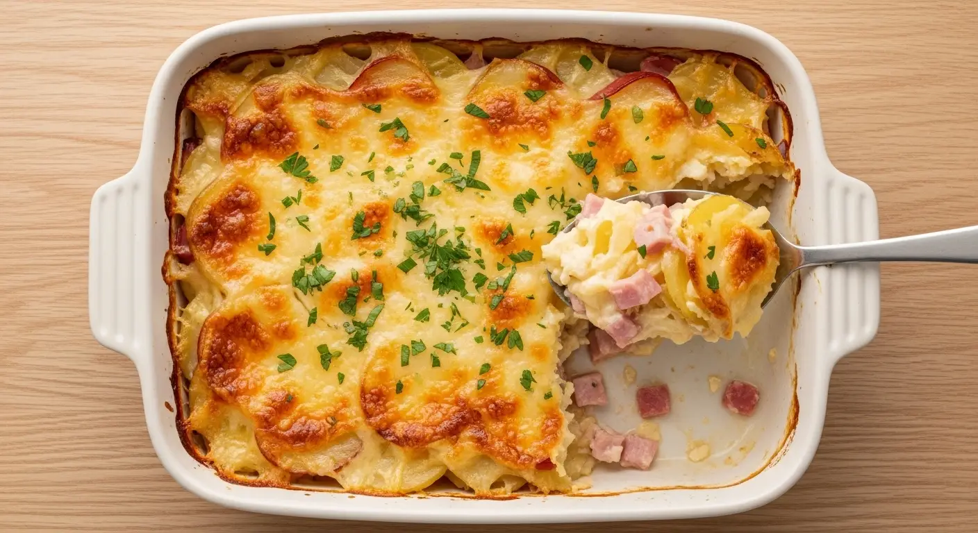 Scalloped Potatoes and Ham Recipe