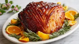 Smoked Ham Recipe with Brown Sugar Glaze