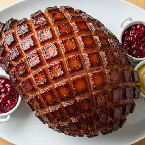 The Best Baked Ham Recipe with Brown Sugar Glaze