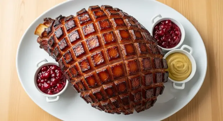 The Best Baked Ham Recipe with Brown Sugar Glaze