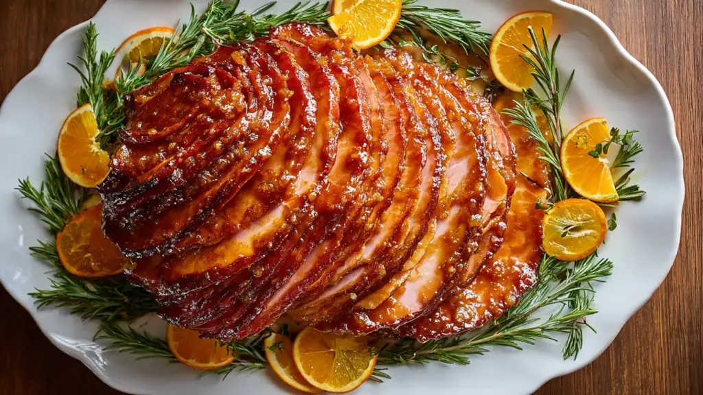 The Best Spiral Ham Recipe with Brown Sugar Glaze