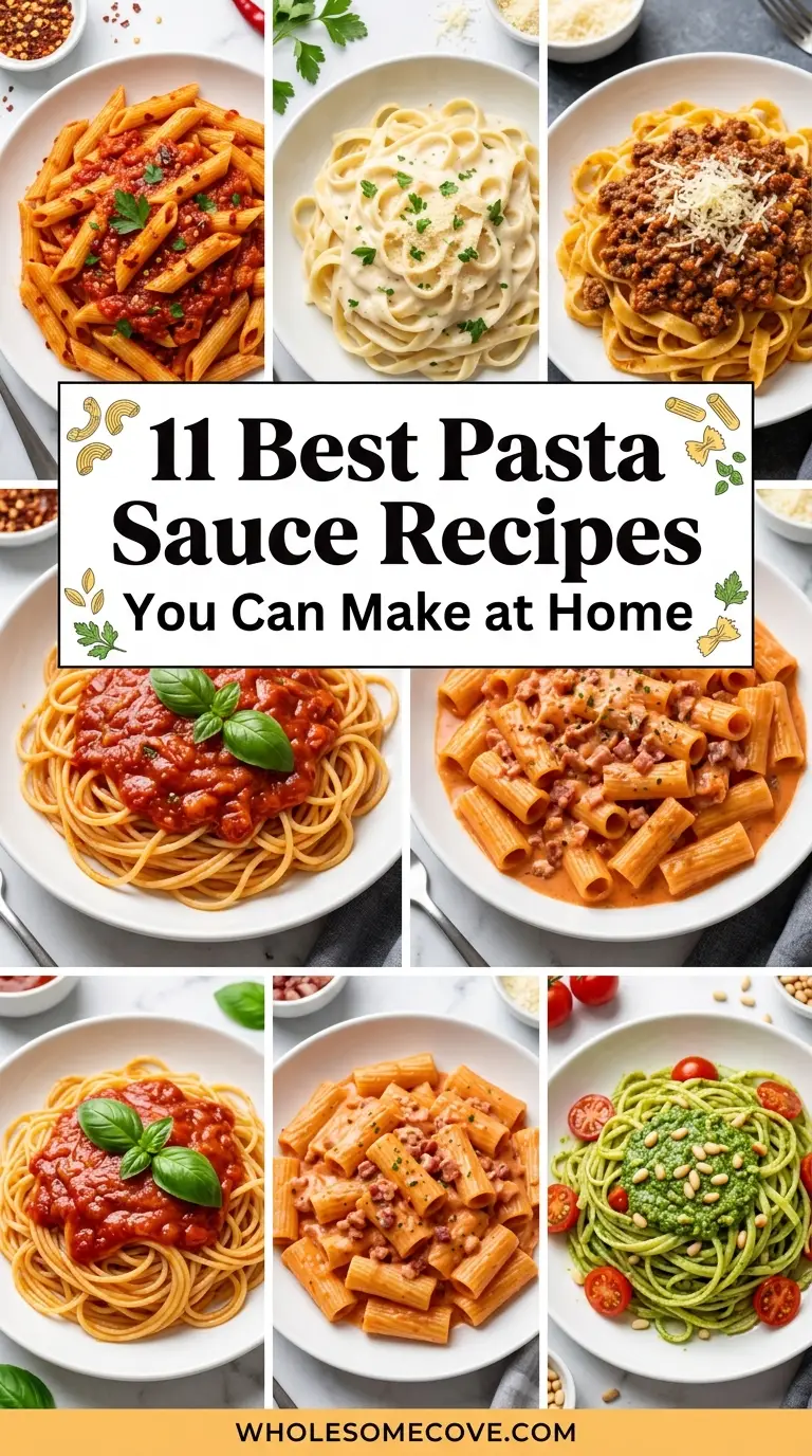 11 Best Pasta Sauce Recipes You Can Make at Home