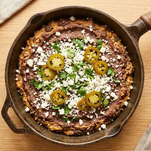 Authentic Mexican Refried Beans Recipe (Frijoles Refritos)