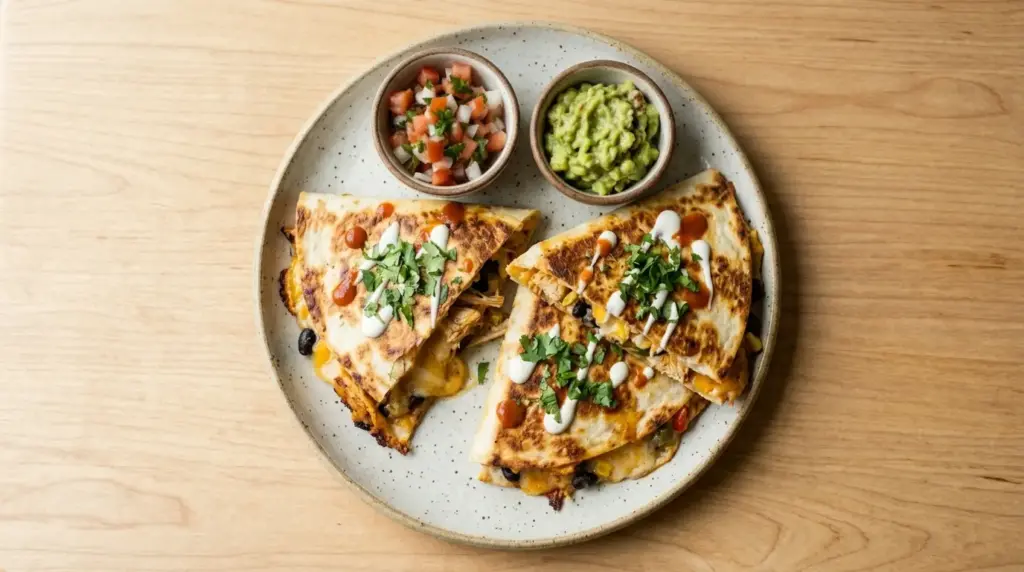 Cheesy Baked Quesadillas