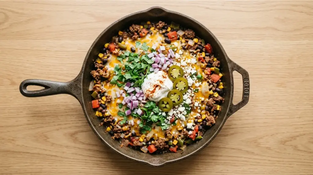 Ground Beef Taco Skillet
