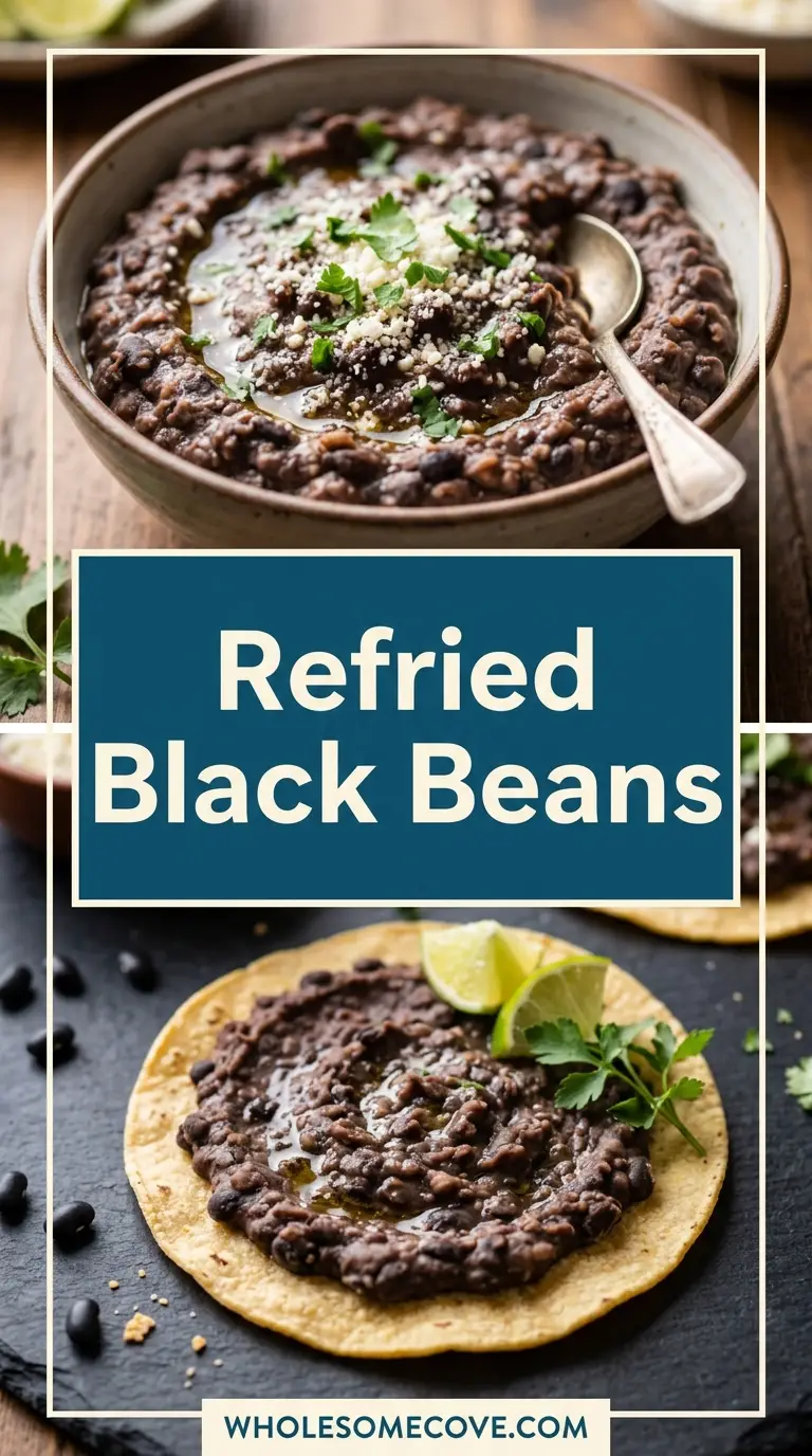 Refried Black Beans Recipe
