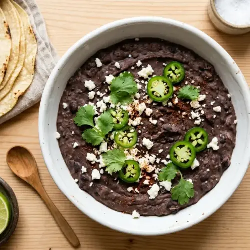 Refried Black Beans Recipe