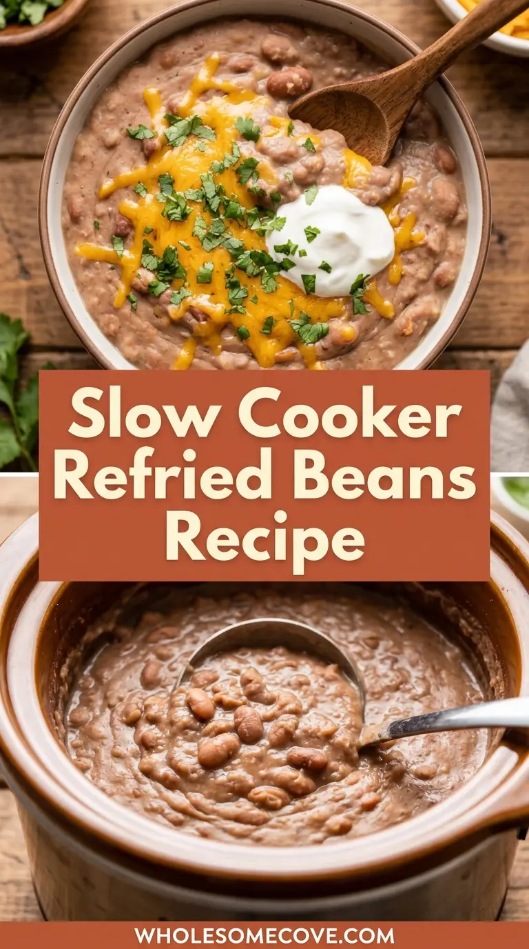 Slow Cooker Refried Beans Recipe