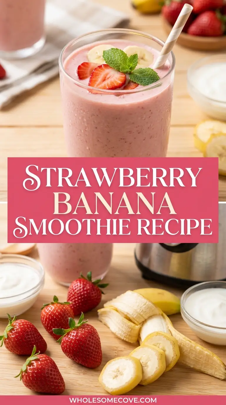 Strawberry Banana Smoothie Recipe