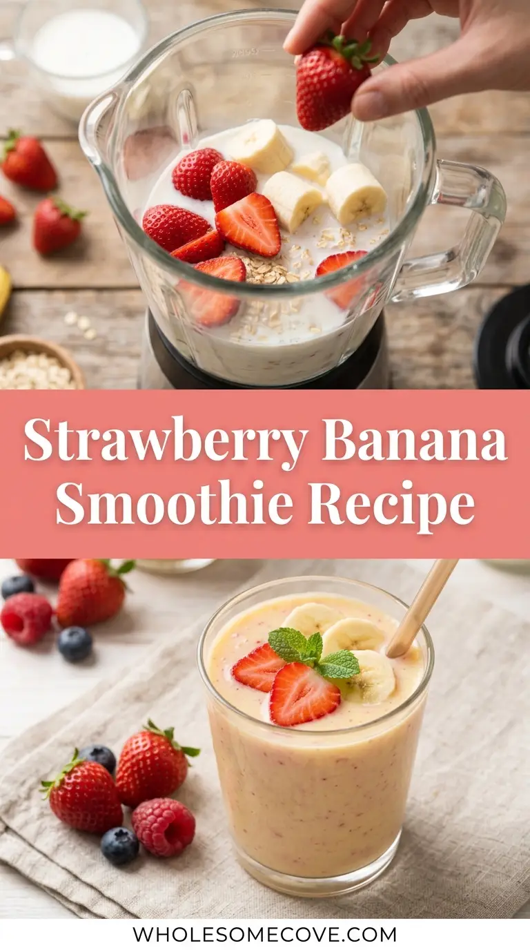 Strawberry Banana Smoothie Recipe