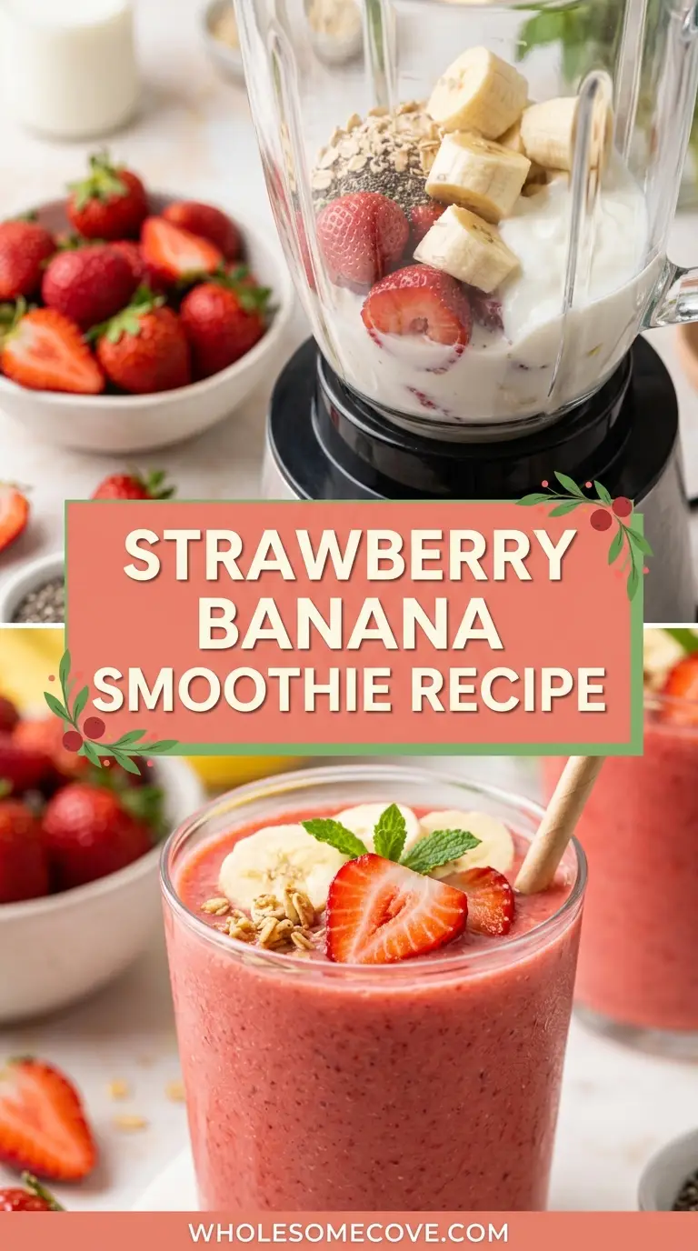 Strawberry Banana Smoothie Recipe